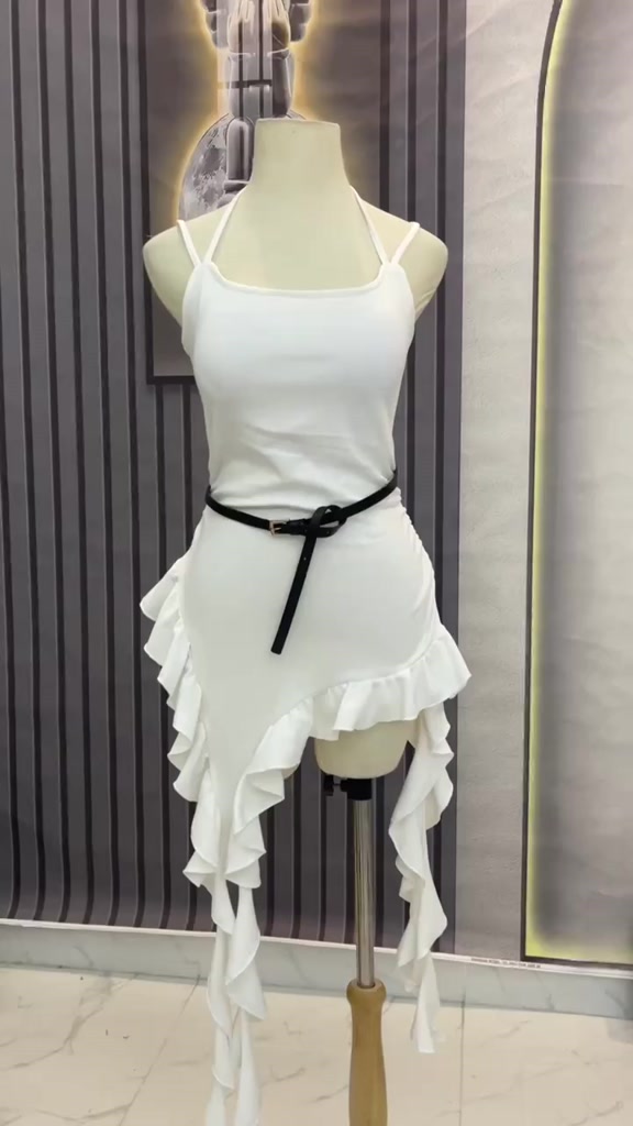 Áo 2 dây nữ tà bèo tua rua(ko kèm nịt) TABISHOP Áo thun kiểu nữ ôm dáng thiết kế sang chảnh mặc hè đi chơi đi biển(17) | BigBuy360 - bigbuy360.vn
