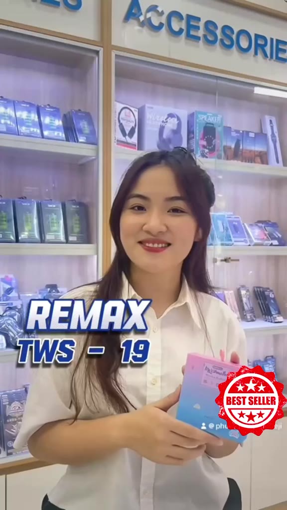 Tai nghe Bluetooth không dây REMAX TWS-19 BT-260 BT-430. Có mic thoại, cảm ứng trên tai. Pin nghe nhạc 4 tiếng | BigBuy360 - bigbuy360.vn