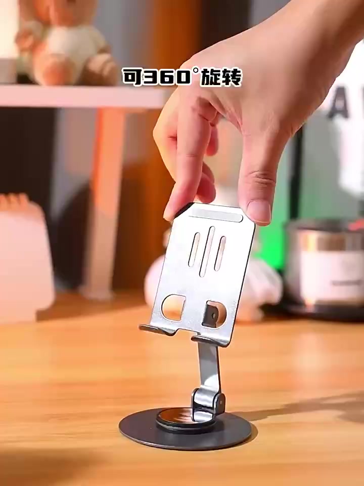Giá đỡ điện thoại xoay 360 độ, kim loại 100%, K72 | BigBuy360 - bigbuy360.vn