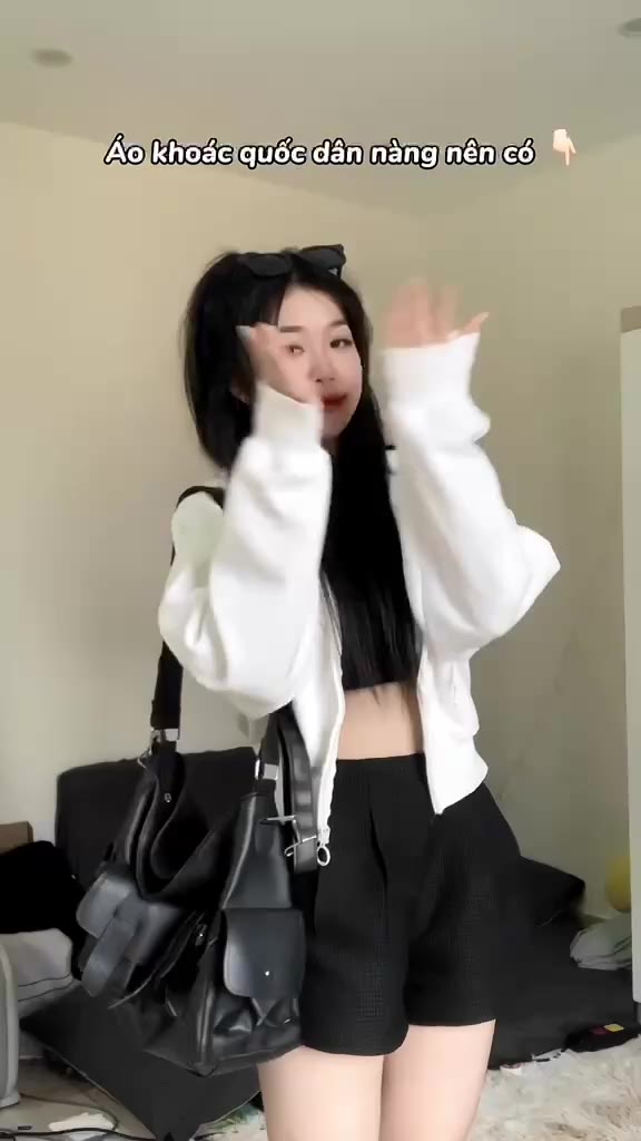 Áo khoác Nỉ Crotop Hàn dáng rộng siêu xinh , Áo Sweater Nỉ Dài Tay ( có bigsize) | BigBuy360 - bigbuy360.vn