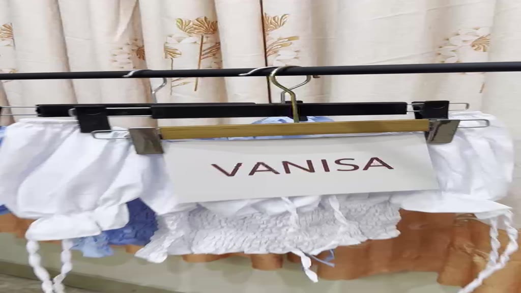 Áo croptop trễ vai kiểu nữ hở vai tay bồng voan trắng xanh VANISA CT065 | BigBuy360 - bigbuy360.vn