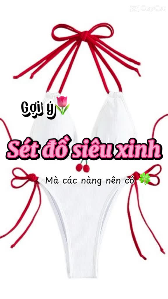 Bikini Nữ 2 Mảnh Thể Thao Phối Đen Trắng, phong cách sang chảnh | BigBuy360 - bigbuy360.vn