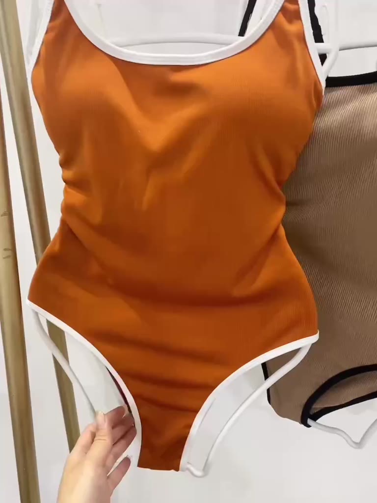 [Hoả Tốc Sẵn] Đồ bơi nữ , bikini bodysuit liền thân hai dây dáng basic có mút đệm nhiều màu thiết kế | BigBuy360 - bigbuy360.vn