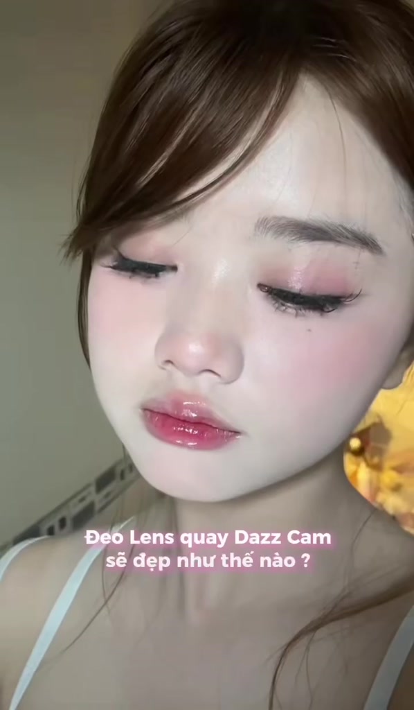 Kính áp tròng sz GIÃN TRÒNG hiệu ứng ánh trăng BLUE MOON SHADE BROWN chính hãng HERA | Lens cận | LENSFORGIRLSS | BigBuy360 - bigbuy360.vn