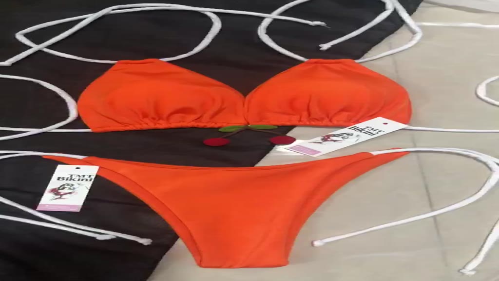 Bikini áo tắm đi biển sexy dây phối quả dâu (sẵn HCM ship hoả tốc) | BigBuy360 - bigbuy360.vn