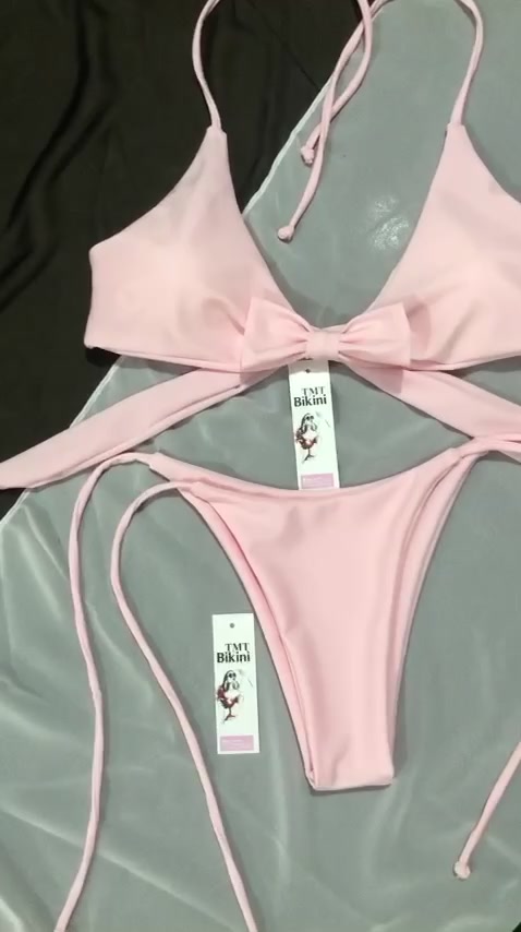 Bikini áo tắm hai mảnh Hồng phấn siêu tôn da quần lọt nhỏ xinh ( sẵn hàng hcm ) | BigBuy360 - bigbuy360.vn