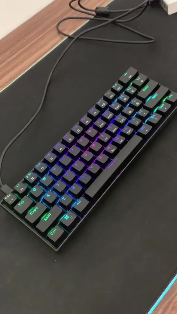Bàn phím cơ Gaming Black Shark K4 LED RGB | Có app chỉnh | Stab căn chỉnh sẵn | Plate kim loại  | kết nối TypeC tháo rời | BigBuy360 - bigbuy360.vn