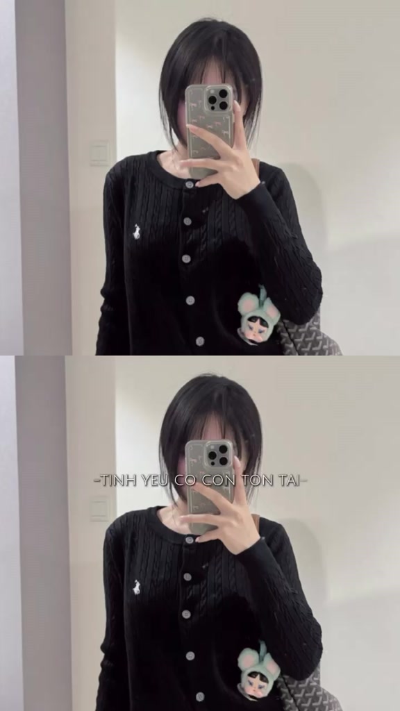 𝐬𝐭𝐮𝐝𝐢𝐨𝐛𝐲𝟐𝟓 | ÁO CARDIGAN LEN THỪNG LOGO NGỰA THÊU HÀNG QC | BigBuy360 - bigbuy360.vn