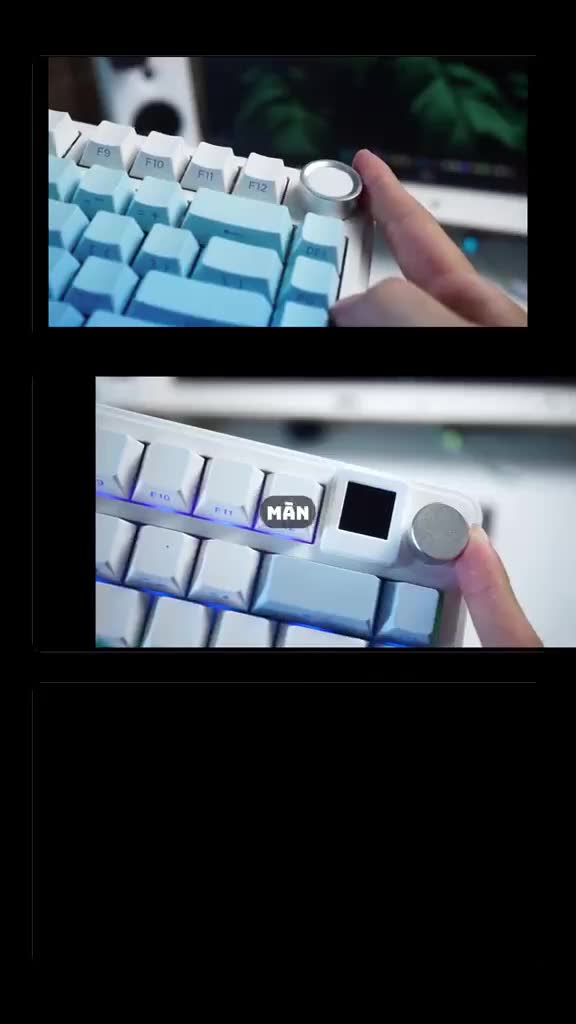 ( NEW ) Bàn phím cơ không dây MCHOSE G75 / 3 mode/ mạch xuôi/ RGB/ FULL foam gasket mount | BigBuy360 - bigbuy360.vn