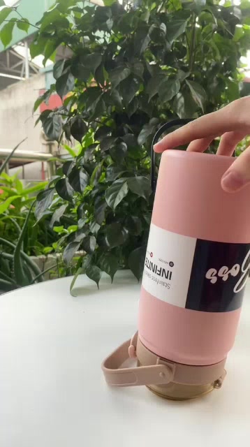 (Tặng túi)Bình giữ nhiệt inox 316 Boss 800ml, 1000ml, 1200ml có quai xách,ống hút tặng kèm 2D, 3D, túi vải đựng bình | BigBuy360 - bigbuy360.vn