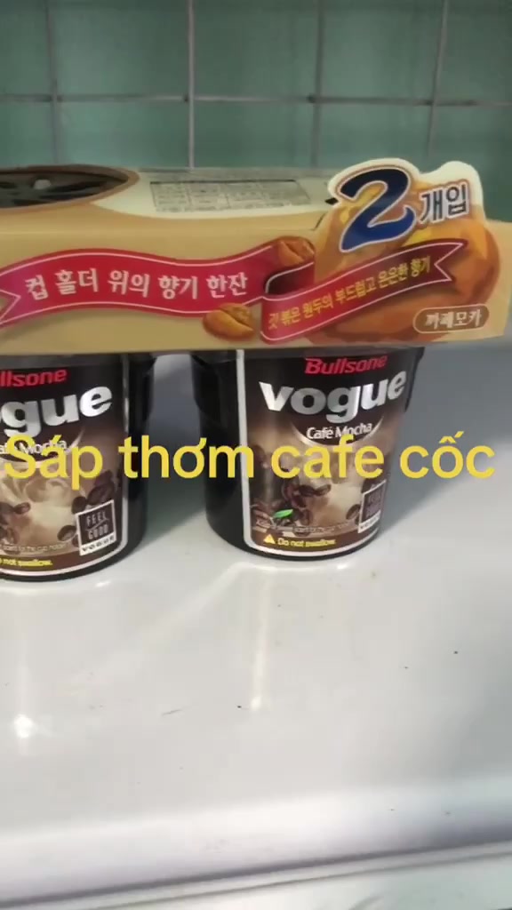 Set 2 Cốc Sáp Cafe Mocha