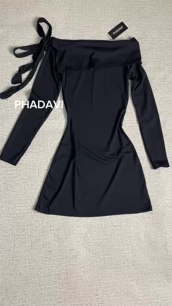 Đầm Body Trễ Vai Dài Tay Dáng Ngắn Siêu Hot PHADAVI  - P4 | BigBuy360 - bigbuy360.vn