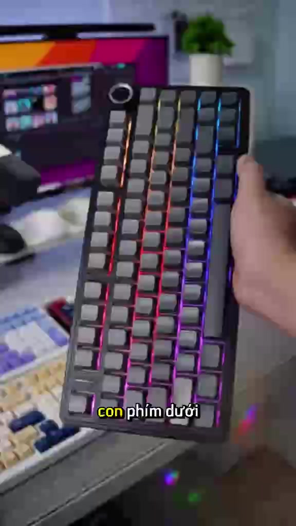 Bàn phím cơ không dây Aula F75 /  F75Max /  S75PRO / F87  3 mode / Mạch xuôi / Full Foam / Đã mod sẵn dùng được ngay | BigBuy360 - bigbuy360.vn