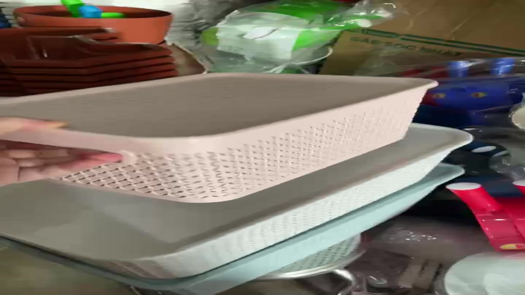 COMBO 2 Giỏ Nhựa Có Nắp Việt Nhật