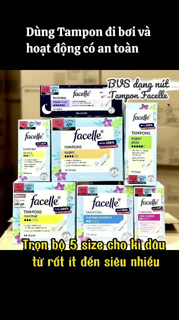 Băng vệ sinh Tampon Facelle Đức