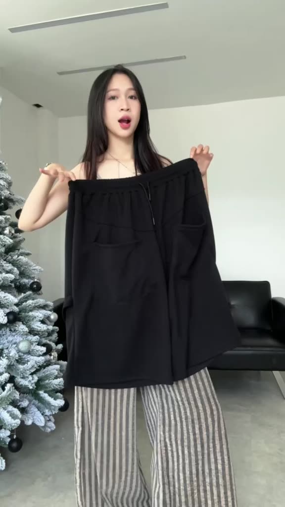 Quần Short Dây Nỉ 2 Da Ống Rộng Lưng Chun Thoải Mái Unisex Nam Nữ_SSSTore.Aesthetic | BigBuy360 - bigbuy360.vn