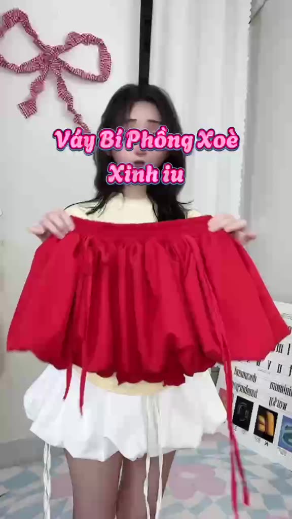 Chân Váy quần Bí Phồng Xoè Lụa Thoáng Mát kèm quần Bí trong 2024, quần váy form ngắn | BigBuy360 - bigbuy360.vn