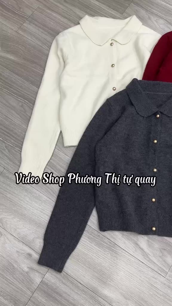 (Hàng QC L1) Áo len cadigan cúc đồng CỔ SEN form vừa nhẹ nhàng cho mùa thu đông | BigBuy360 - bigbuy360.vn