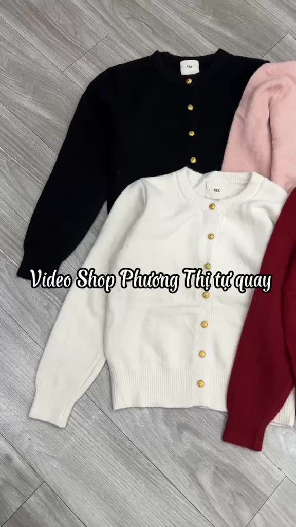 (Sẵn hàng QC L1 GIAO NGAY) Áo cardigan len xù mác EGG cúc đồng basic dày dặn tone màu pastel cho mùa đông - Dành cho nữ | BigBuy360 - bigbuy360.vn