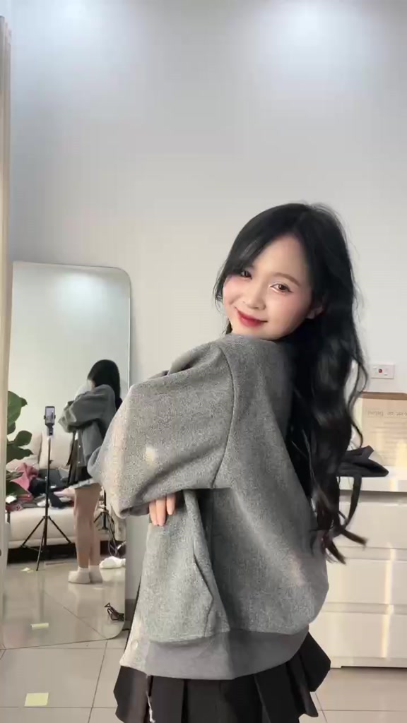 Áo khoác bomber nữ dạ ép cúc bấm phong cách basic Hàn Quốc 24Febstudio KAH39 | BigBuy360 - bigbuy360.vn