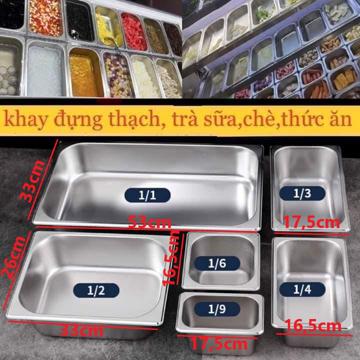 khay topping inoxđủ loại