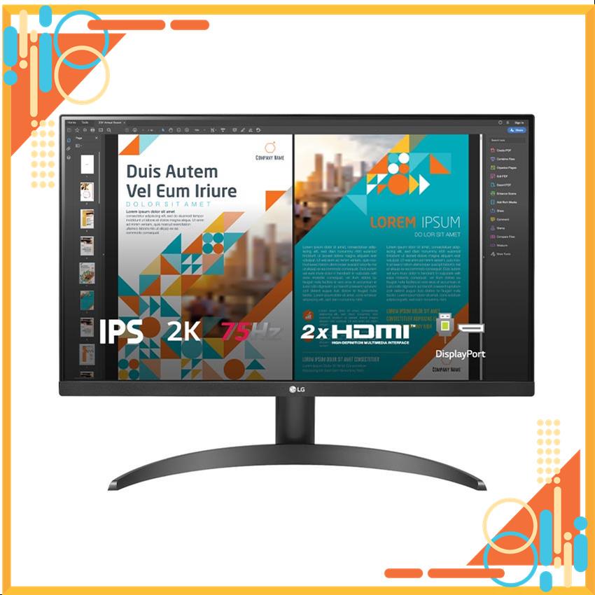 MÀN HÌNH LG 24QP500-B (23.8INCH/QHD/IPS/75HZ/5MS/240NITS/HDMI+DP+AUDIO/FREESYNC) MSP46054
