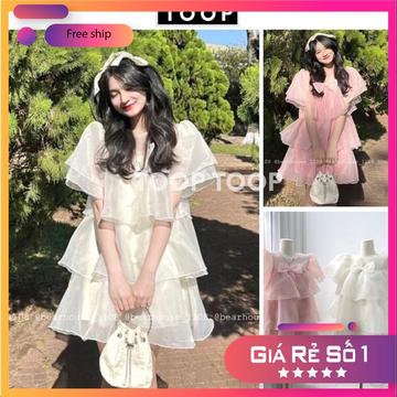 Váy công chúa voan tơ babydoll -nhiều tầng 2 lớp kiểu dáng hàn quốc ulzzang -đầm dự tiệc sang chảnh -TOOP MSP19966