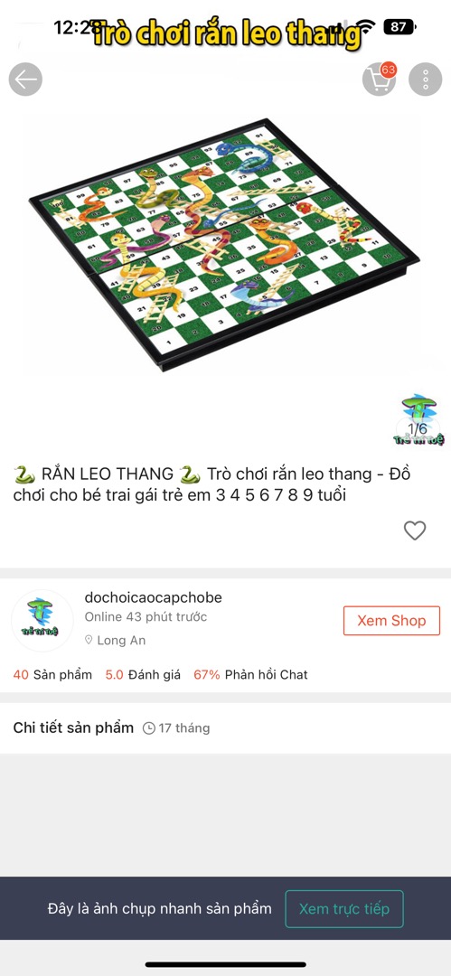 🐍 Rắn Leo Thang 🐍 Trò Chơi Rắn Leo Thang - Đồ Chơi Cho Bé Trai Gái Trẻ Em  3 4 5 6 7 8 9 Tuổi | Shopee Việt Nam