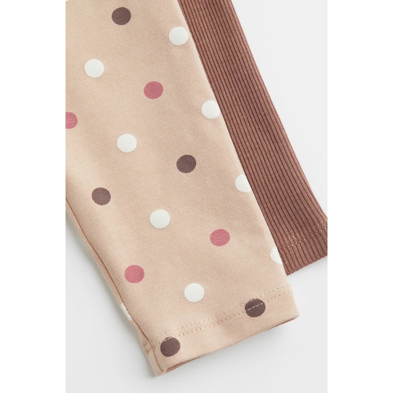 Set 2 quần legging cáo nâu HM H&M _ hàng chính hãng Anh