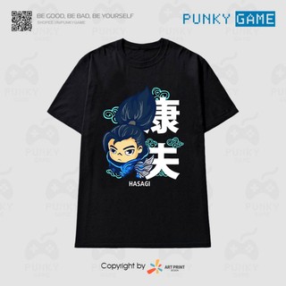 Áo Liên Minh Huyền Thoại (LOL) YASUO Hasagi (Black) ngắn tay