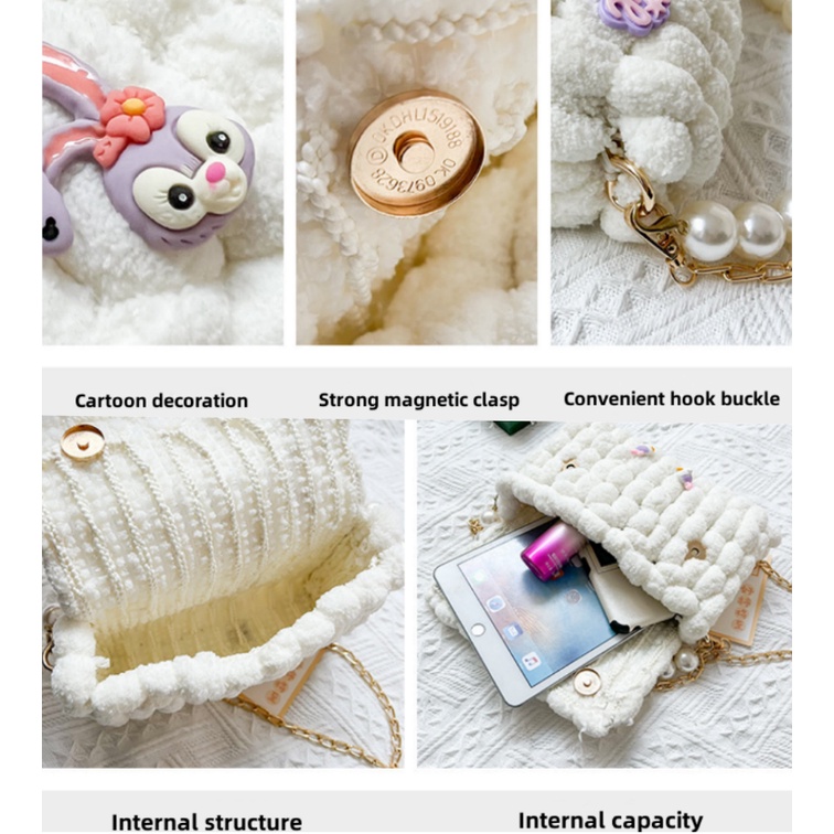 {với video hướng dẫn}2022 túi dệt tay mới Túi Handmade Tđeo chéo làm quà tặng người yêu | BigBuy360 - bigbuy360.vn