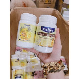 ( 250g )  dưỡng trắng vasaline và siêu kích trắng x10 hồng và vàng