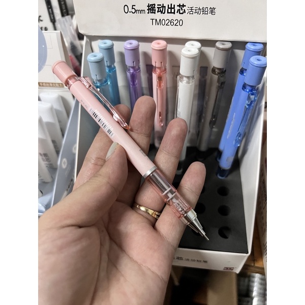 Bút chì kim lắc tự động 0.5mm dễ sử dụng cho văn phòng trường học
