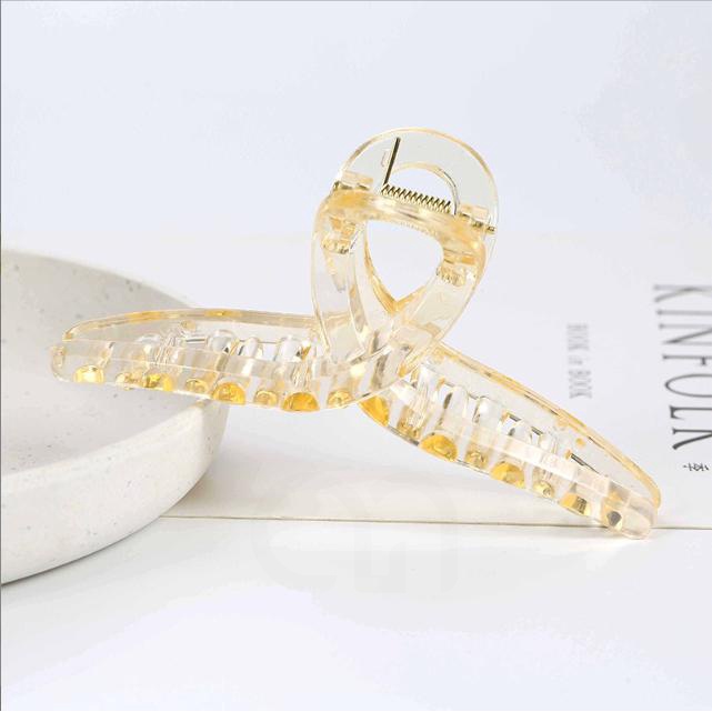 Kẹp Tóc Càng Cua To Hàn Quốc Nữ Kiểu Màu Trong Suốt Cỡ Lớn 4AM