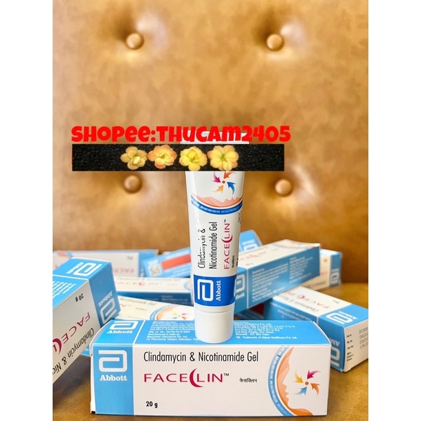 Gel giảm mụn FACELIN Clindamycin & Nicotinamide