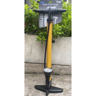 Bơm xe đạp GIYO GF-33P 160psi/11kg thân thép đồng hồ cao van đảo chiều hàng Đài Loan
