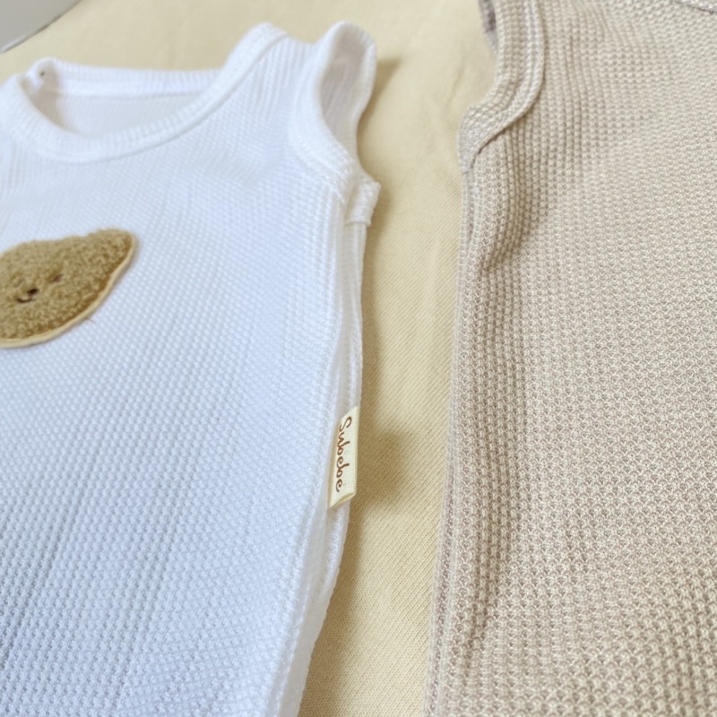 Body 3 lỗ gấu thêu cho bé trai , bé gái chất cotton wafter Hàn mát mịn