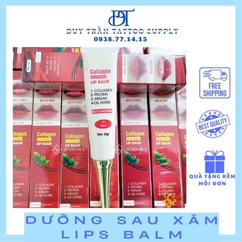DƯỠNG MÔI SAU XĂM COLLAGEN LIP BALM