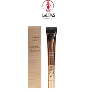Kem mắt Vento Vivere Luxe Caviar Cellular Eye Cream 20gr, kem mắt loại bỏ quầng thâm, giảm nếp nhăn