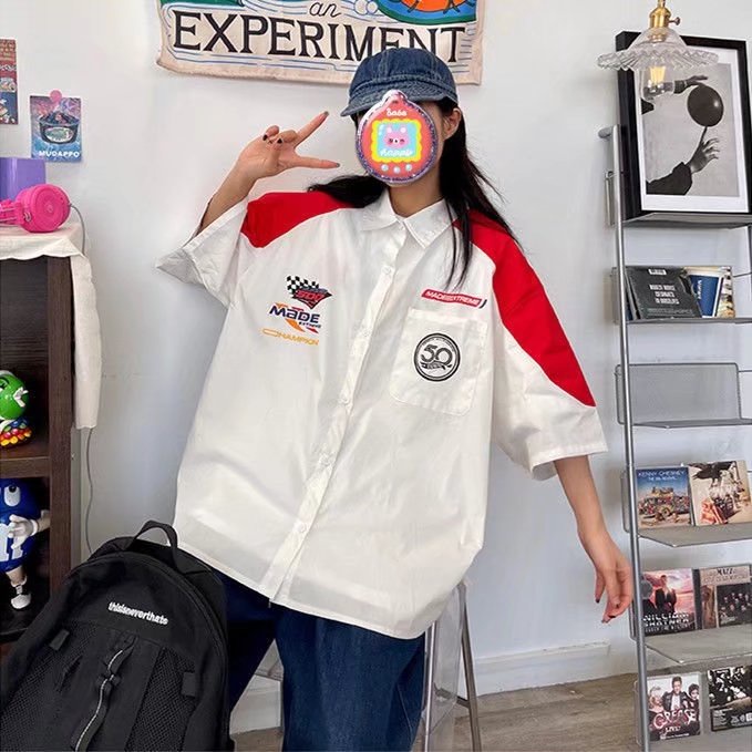 Áo Thun POLO Ngắn Tay Phong Cách Hip hop Thời Trang Mùa Hè