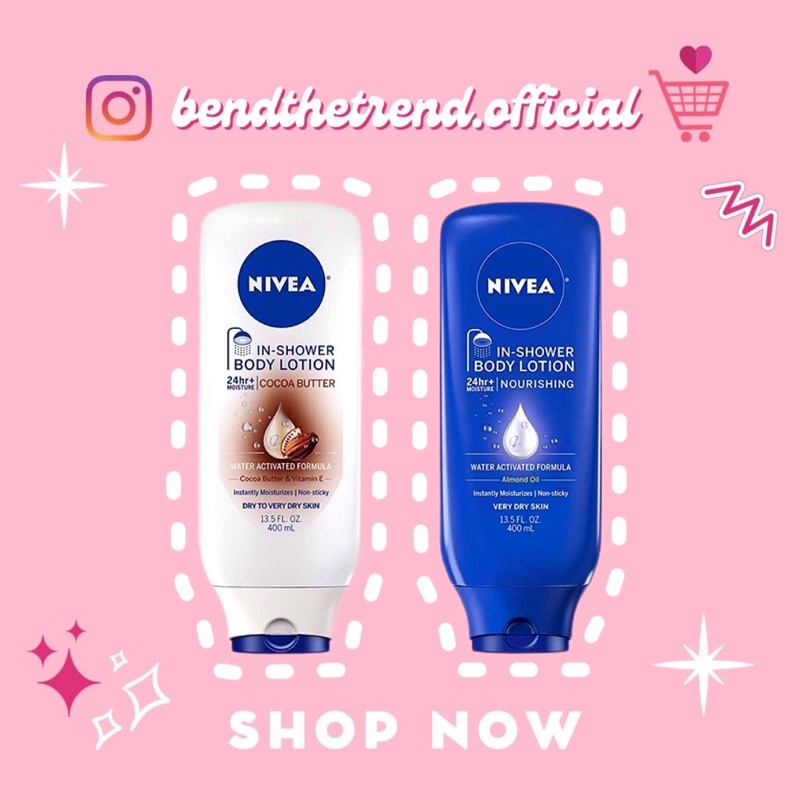 KEM XẢ DƯỠNG THỂ TRẮNG DA NIVEA IN-SHOWER