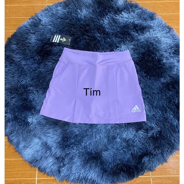 Váy tennis, cầu lông nữ túi 2 bên chất thun co giãn, quần bên trong