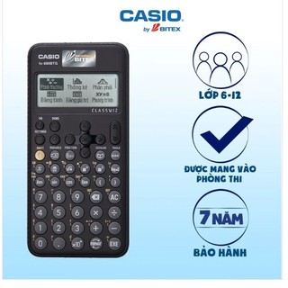 Máy tính casio fx 880 btg chính hãng bảo hành 7 năm - 4 màu lựa chọn