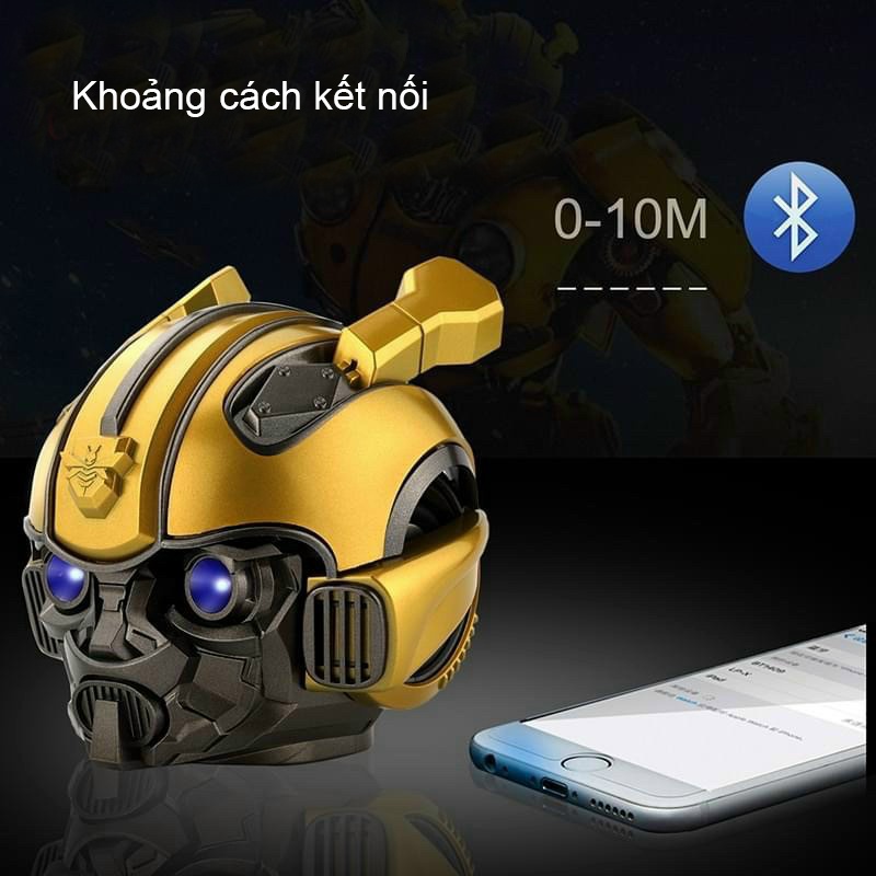 Loa Bluetooh Không Dây Siêu Bass Cầm Tay, Nghe Nhạc Cực Hay, Mắt Có Đèn Led, Gắn Thẻ Nhớ- TECHZONE MALL