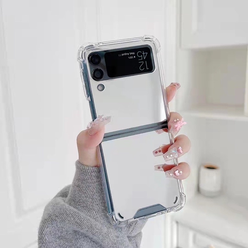 Ốp lưng Samsung Galaxy Z Flip 5 , Z Flip 4 / Z Flip 3 / Z Fold 4 / Z Fold 3 tráng gương, soi gương