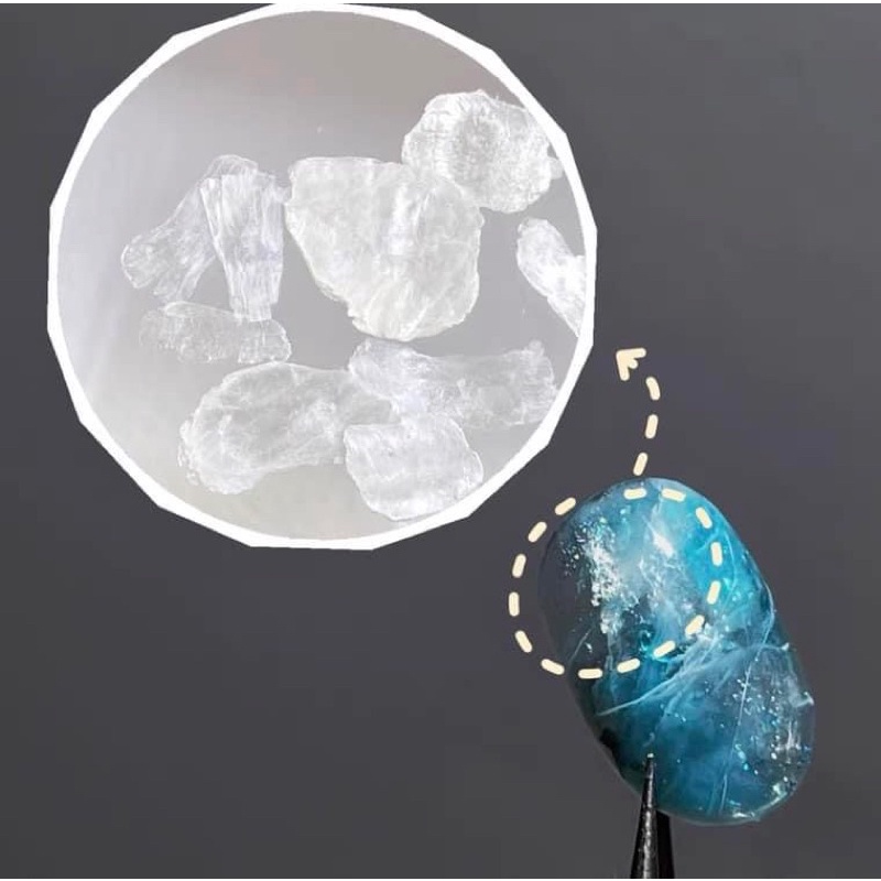 Xà cừ giấy tuyết nhũ 3D Daily mix Design móng