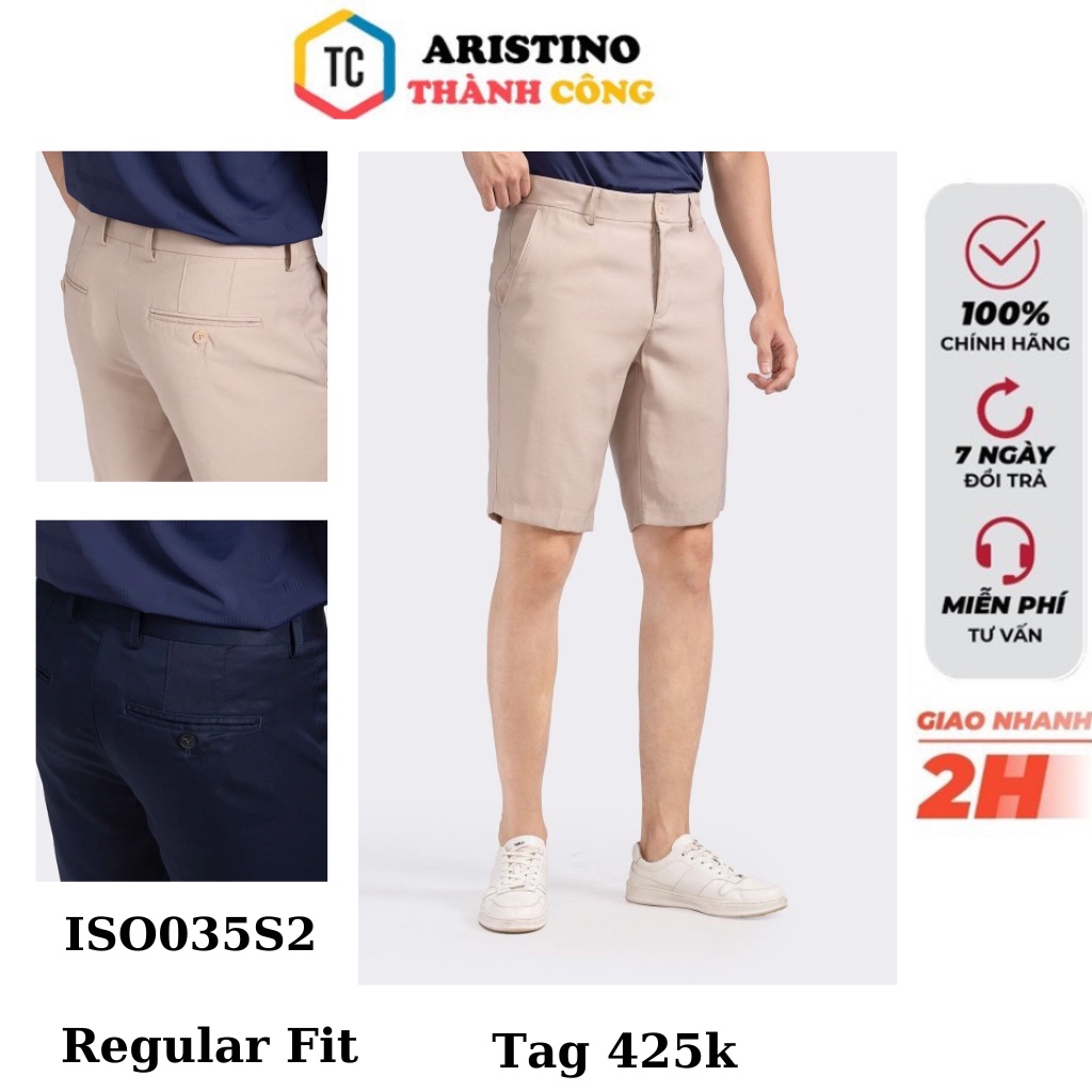 Quần shorts âu nam Insidemen mềm mại from rộng ISO035S2