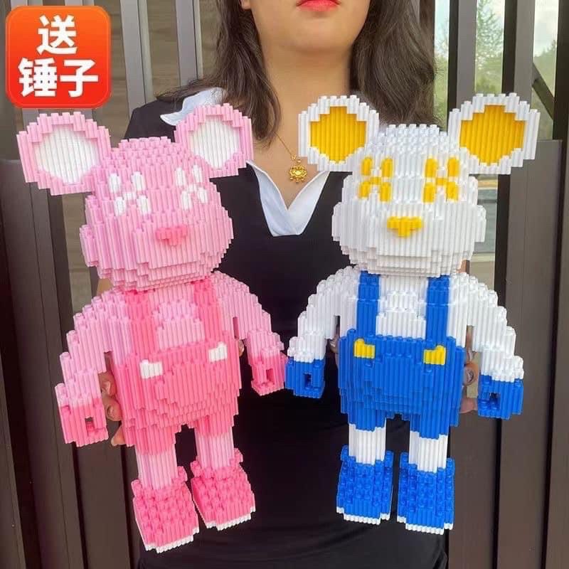 SET 2 LEGO BEARBRICK SIZE TO 35CM