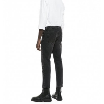 Quần jean nam màu đen Zara authentic SLIM CROPPED size 32