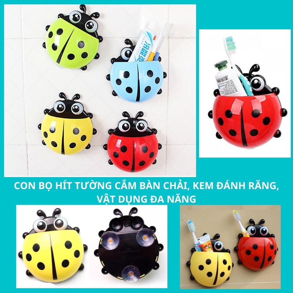 Ống đựng bàn chải đánh răng hình con bọ hít tường ngộ nghĩnh đáng yêu